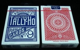 默默纸牌Tally Ho playingcard美国原装进口Ohio老厂蓝标扑克牌