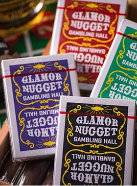 默默纸牌Glamor Nugget playingcard台湾收藏款赌场经典GN扑克牌