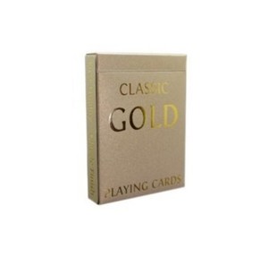 默默纸牌Classic Gold PlayingCards美国进口黄金扑克限量款