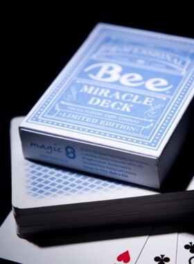 默默纸牌Bee Miracle playingcard美国魔术吧限量蜜蜂纪念扑克牌
