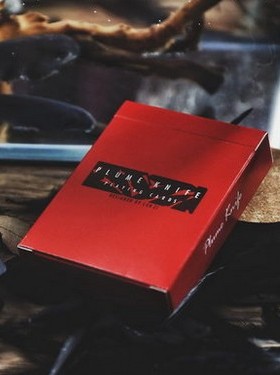 默默纸牌Plume Knife deck台湾伦子专属红色羽毛进口收藏扑克牌