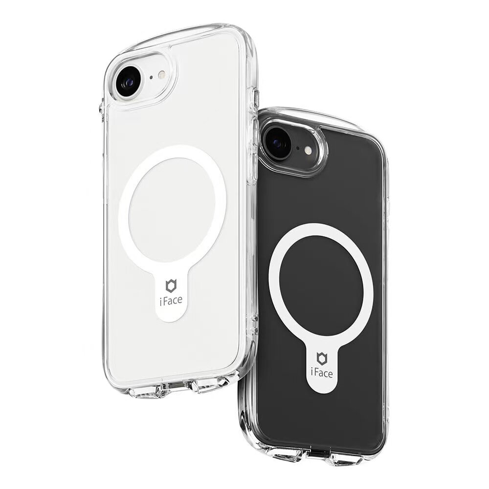 韩国正品 iFace hamee 适用苹果17e/16e透明磁吸防摔小蛮腰手机壳经典简约商务个性硅胶可挂绳