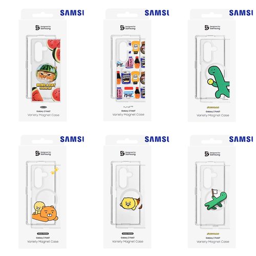 三星官方zFold7卡通磁吸PC手机壳