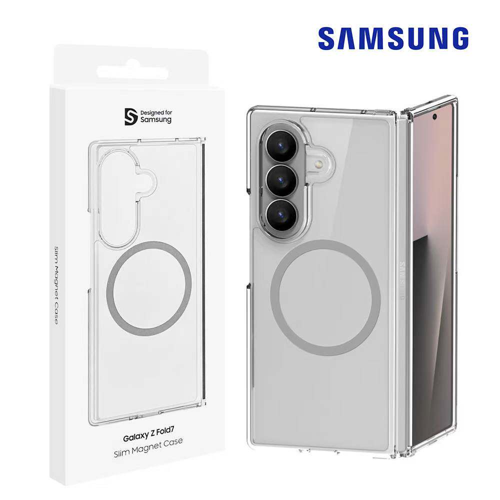 韩国三星官方认证正品 三星zFold7磁吸手机壳连体保护套带前框防摔PC硬壳简约商务