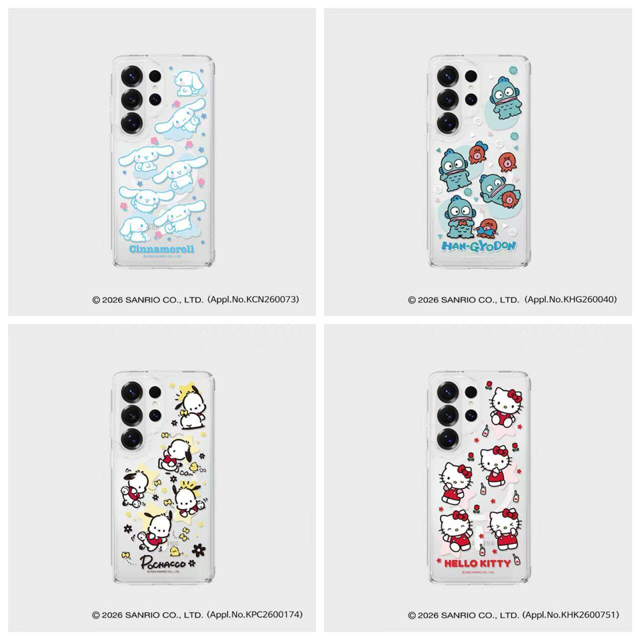 韩国正品 SLBS 三丽鸥联名 适用三星S26Ultra卡通透明磁吸手机壳保护套凯蒂猫美乐蒂库洛米可爱sanrio INS风
