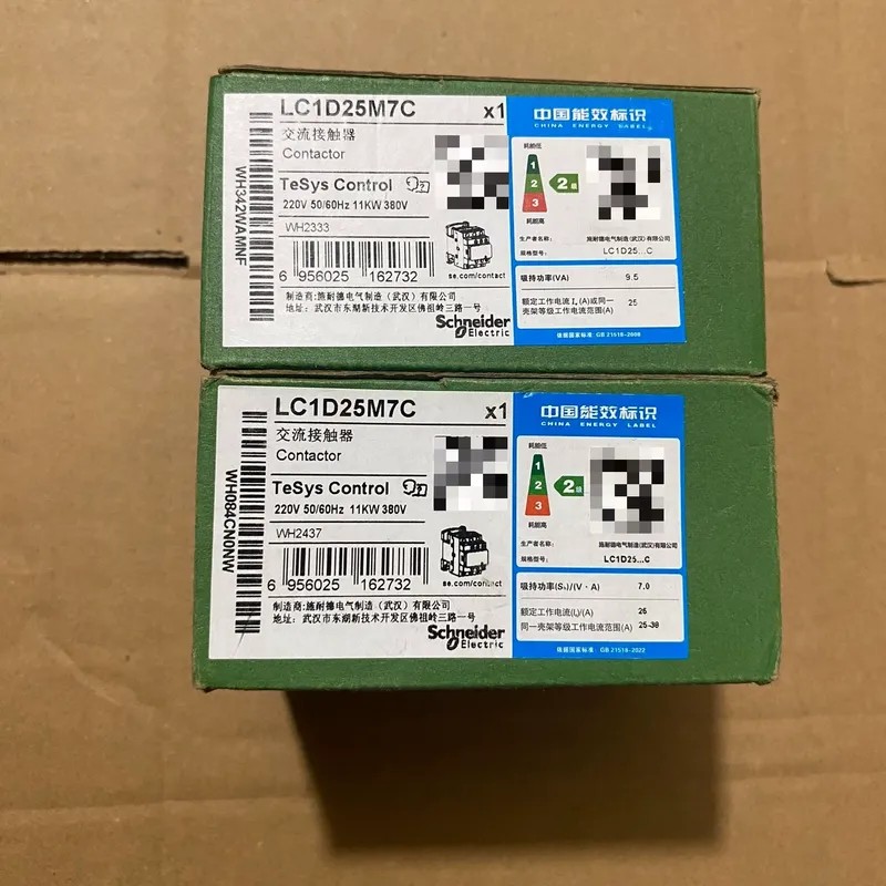 接触器，型号LC1D25M7C，正品未使用，数