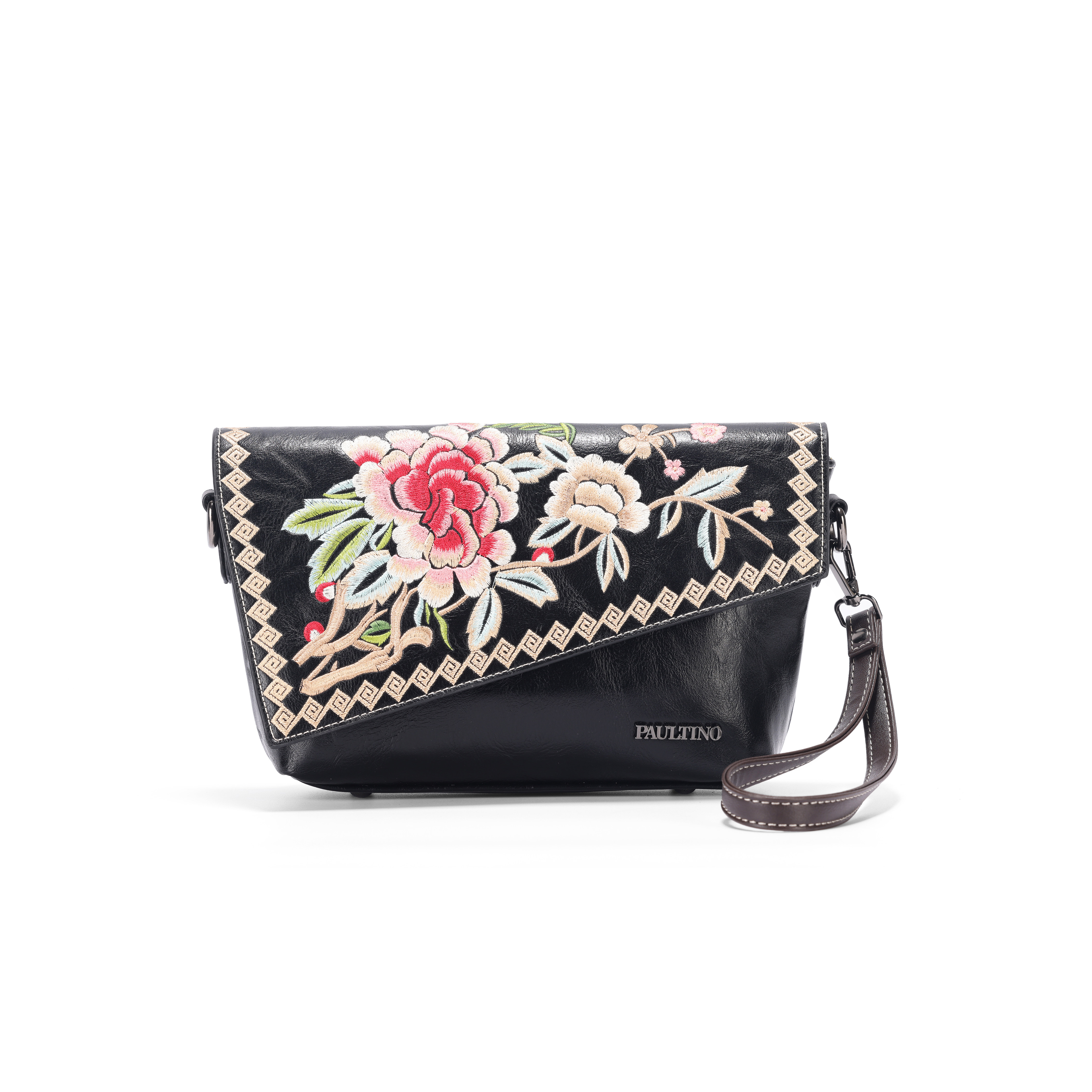 2025年新款女包刺绣牡丹花中国风牡丹印高级感包包耐磨百搭手拿包