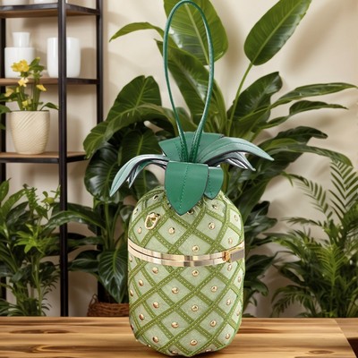 新款菠萝水桶百搭斜挎包手提包