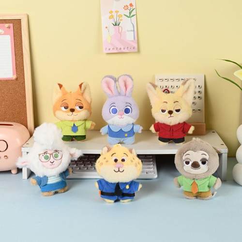 疯狂动物城系列朱迪尼克玩偶挂件