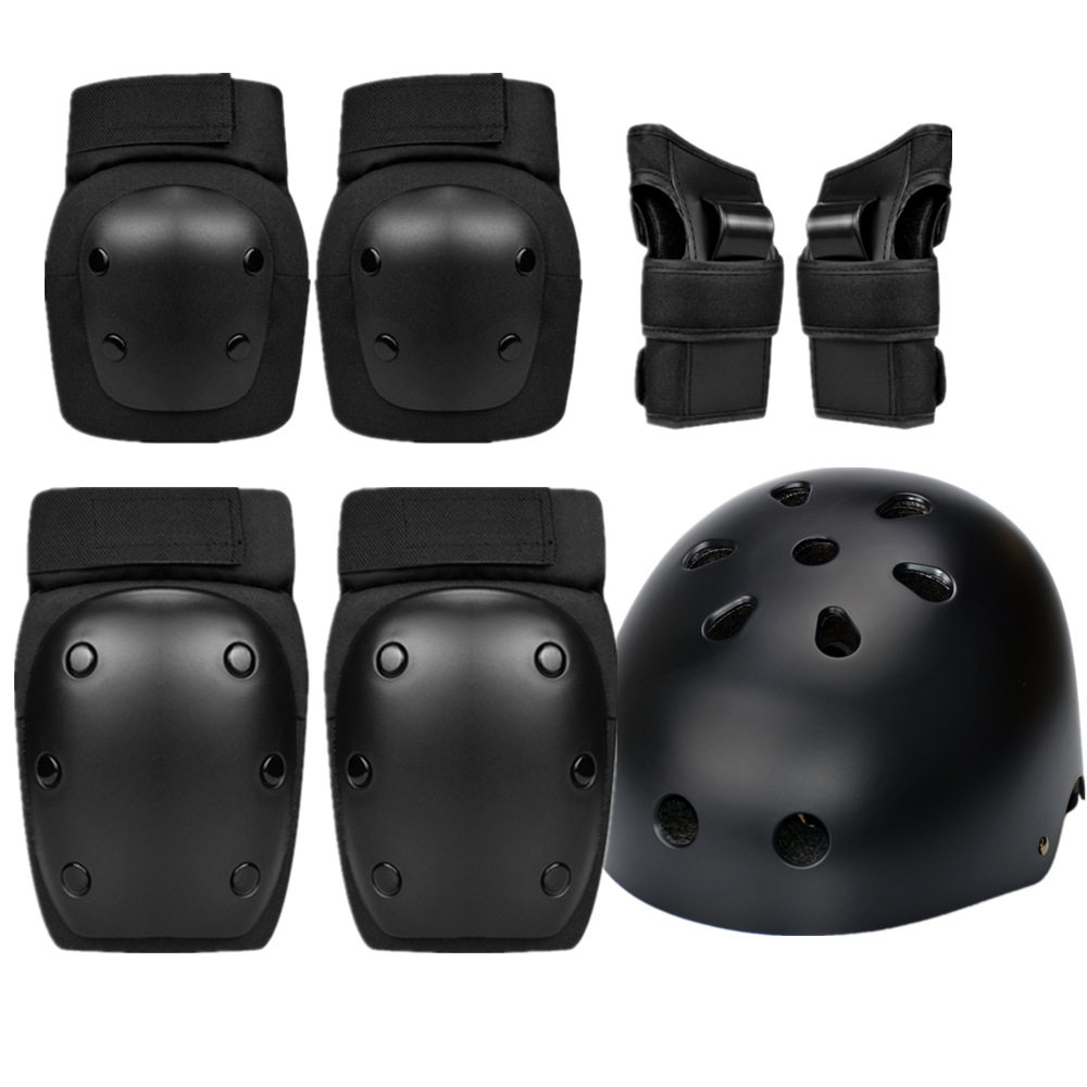 少年儿童成人极限运动安全防摔滑板护具6件套装护手肘护膝