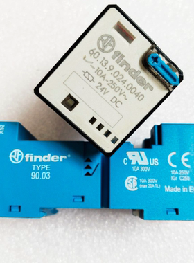 finder芬德60.13.9.024.0040 24VDC 底座TYPE90.03