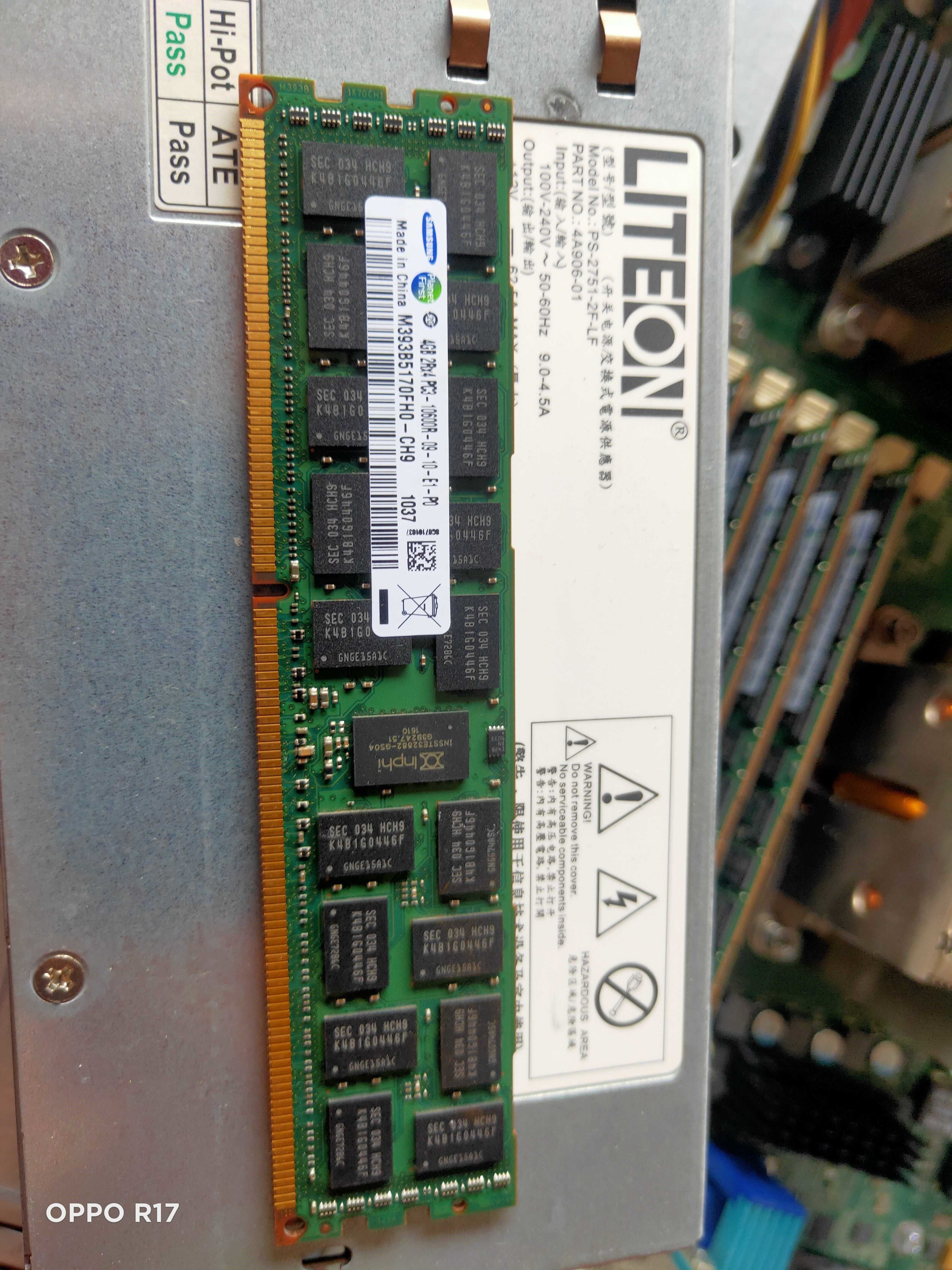 三星 4g ddr3 2rx4 1333 ecc reg pc3-10600r 服务器内存条
