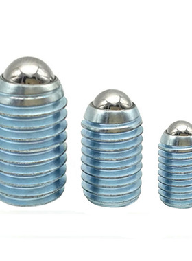 ZAC02碳钢镀锌玻珠螺丝BPM3/4/5/6/8/10/12/16/20重载型球头柱塞