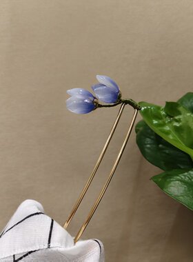 手工琉璃郁金香花朵古典