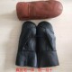 真羊皮毛一体防寒保暖男女焖子连指冬季 滑雪骑车加厚加绒皮毛手套