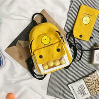 Túi xách nữ nhỏ xinh 2019 phiên bản mới của Hàn Quốc cá tính xách tay nhỏ ba lô nhỏ Nhật Bản hoang dã mùa hè vải ba lô - Ba lô balo nam đi làm