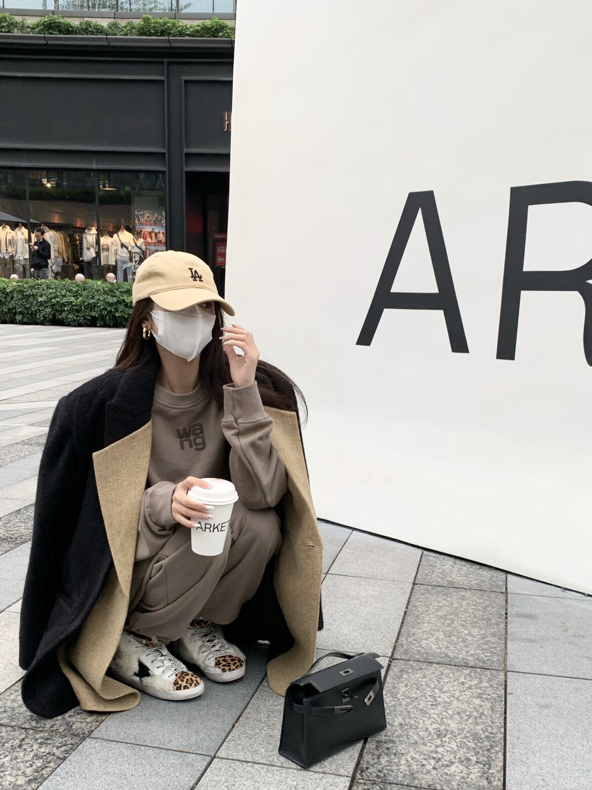 467# 原¥429 假两件拼接小众设计感西装外套新款秋冬外套