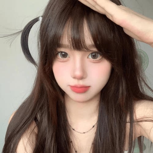 可可爱爱小呆毛发夹女2025新款