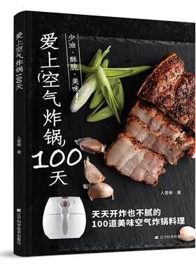 正版图书包邮油炸食品食谱：爱上空气炸锅100天 （彩图版）人爱柴9787559122032辽宁科学技术出版社
