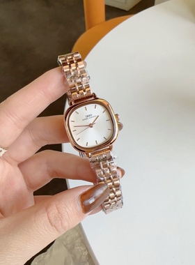 ibso正品爱彼思诺气质方形女士手表轻奢冷淡风气质小方表精致防水