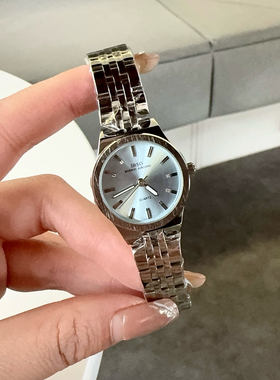 IBSO新款简约百搭磨砂钢带女士表小众高级感韩系不掉色正品