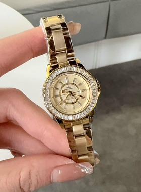 IBSO高级方钻轻奢韩系小众女表气质百搭小表盘复古钢带高级感