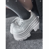 雷电蝴蝶姬 9.8cm 隐 PPPIE 粗跟厚底鞋