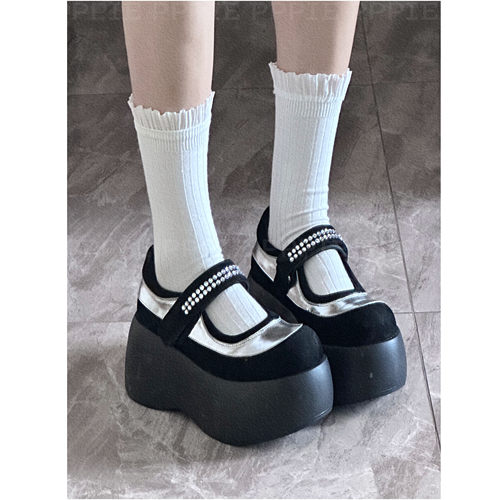 PPPIE 双重反转 拼死质感包裹巨舒服的玛丽珍厚底鞋