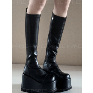 PPPIE 耳机里的浪漫 10.5cm厚底演唱会长靴款！！