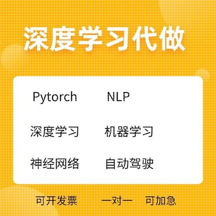 Python深度学习机器学习神经网络代做目标检测语义分割NLP