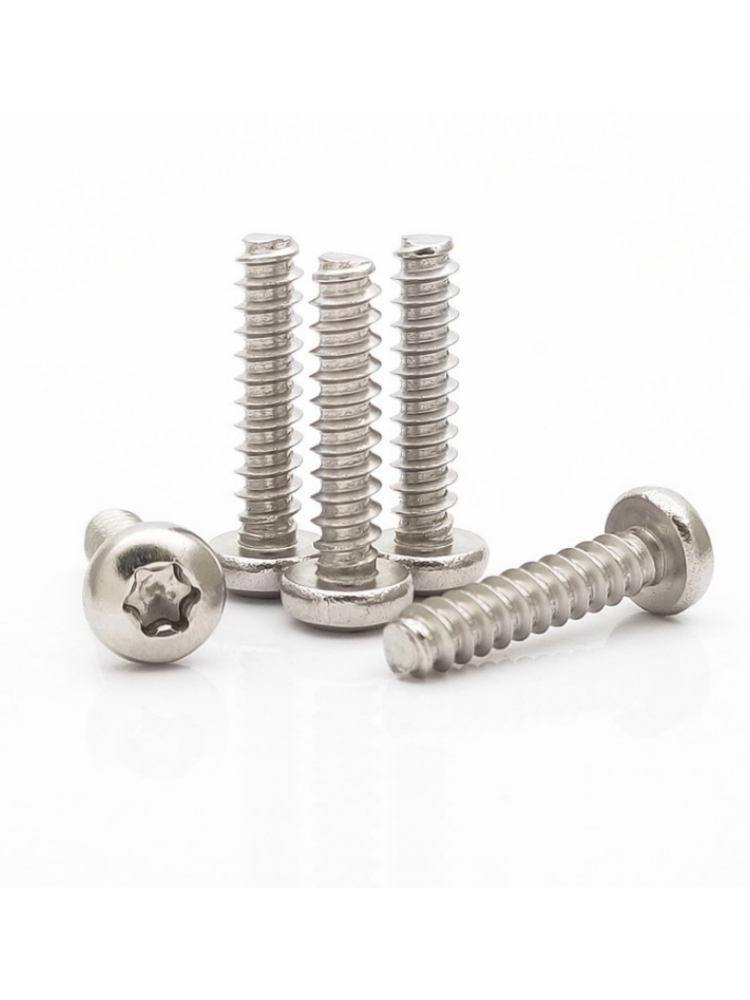 304 stainless steel pan head, round head plum blossom, inner six flowers, star flat tail self-tapping screw GB2670 1 flat tail