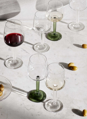 丹麦代购 kahler 超美貌Hammershoi系列玻璃红酒杯葡萄酒白酒杯子