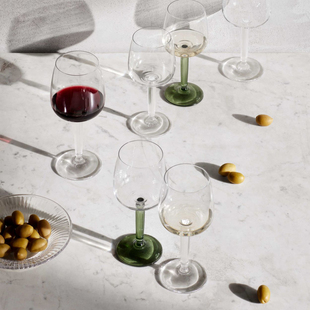 丹麦代购 kahler 超美貌Hammershoi系列玻璃红酒杯葡萄酒白酒杯子