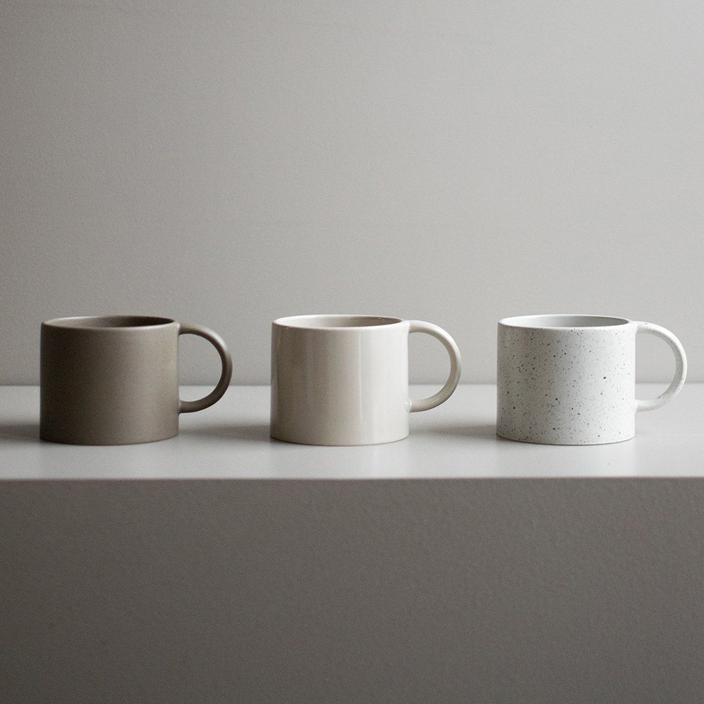 丹麦代购 DBKD 北欧极简风格灰色陶瓷马克杯子咖啡杯喝水杯350ml