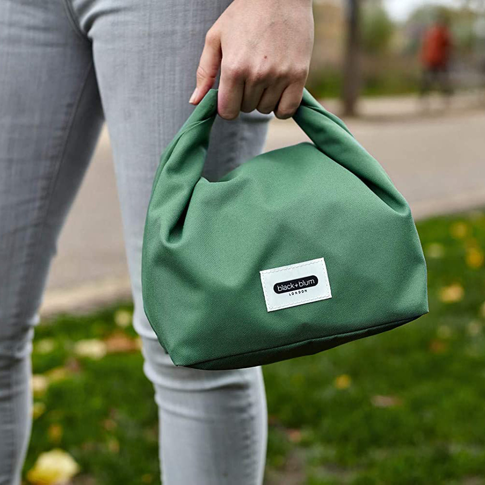 现货英国black blum上班族午餐饭盒收纳袋环保帆布便当包拎包手提