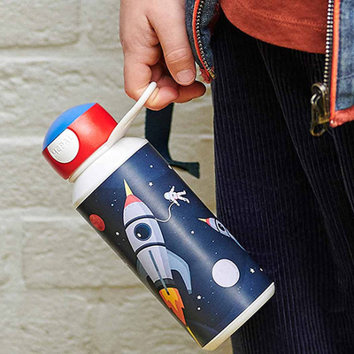 荷兰代购 Mepal可爱卡通儿童水瓶弹出式便携水杯防漏塑料随手杯子