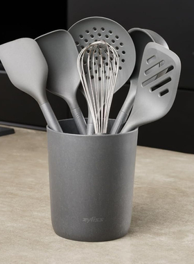 英国 Zyliss 尼龙树脂锅铲汤勺煎铲打蛋器厨房烹饪工具套装带收纳
