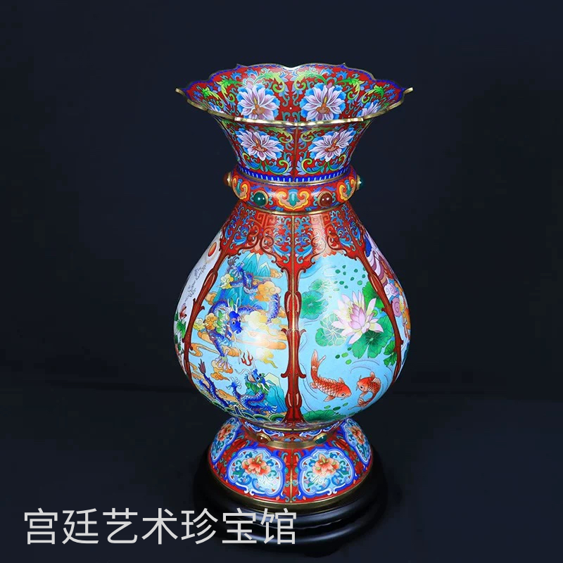 景泰蓝盛世六合国泰尊 典藏版 官方正品会员特价收藏礼物摆件