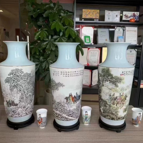 张松茂三顾茅庐江山尊官方正品VIP特惠收藏礼物摆件艺术品礼品