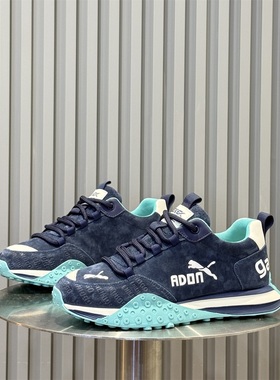 欧洲站男鞋2025秋季新款软底阿甘鞋真皮透气运动休闲鞋复古潮鞋子