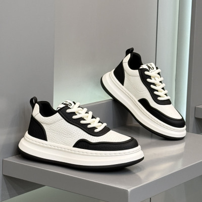 轻奢欧货男鞋2026春季厚底休闲鞋