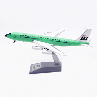 Inflight 1:200 布兰尼夫 波音B707-200 N7074 合金飞机模型 绿色
