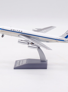 Inflight 1:200 美国联合航空 B720 N7227U 合金 飞机模型 抛光