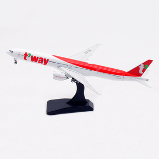 AV 1:400 德威航空 B777-300ER HL8706 合金 飞机模型 起落架可拆