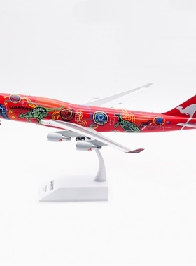 JC Wings 1:200 澳洲航空 波音B747-400 VH-OEJ 合金 飞机模型