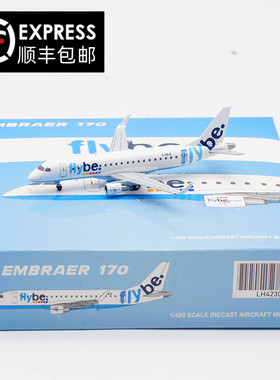 JC Wings 1:400 Flybe 巴西EMB170-200STD G-FBJE 合金 飞机模型
