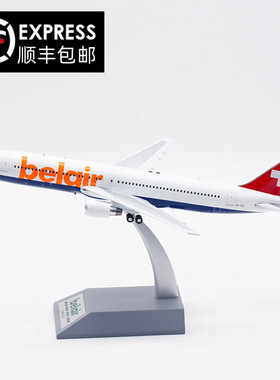 Inflight 1:200 瑞士贝莱尔航空 波音B767 HB-ISE 合金 飞机模型