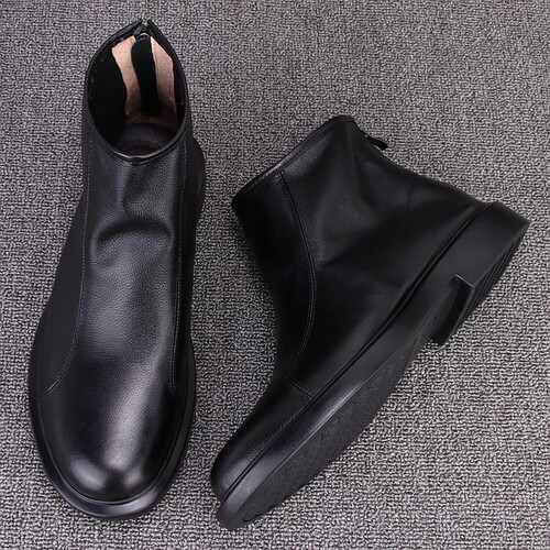 青足鸟英伦潮流切尔西靴