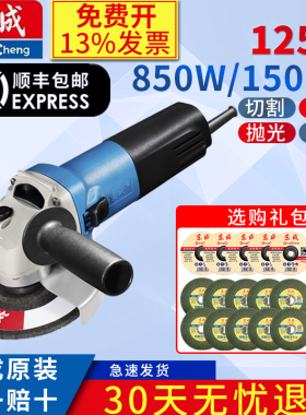 东成角磨机S1M-FF-125A电动打磨切割机 除锈磨光机 抛光机手磨机