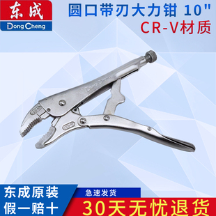 东成家用手动工具钳子多功能大力钳铬钒钢大力钳10寸钳子工具